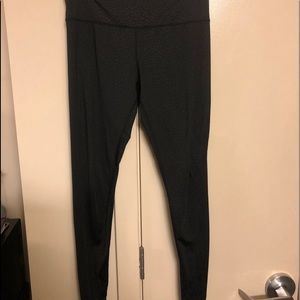 Black Leopard Print Leggings